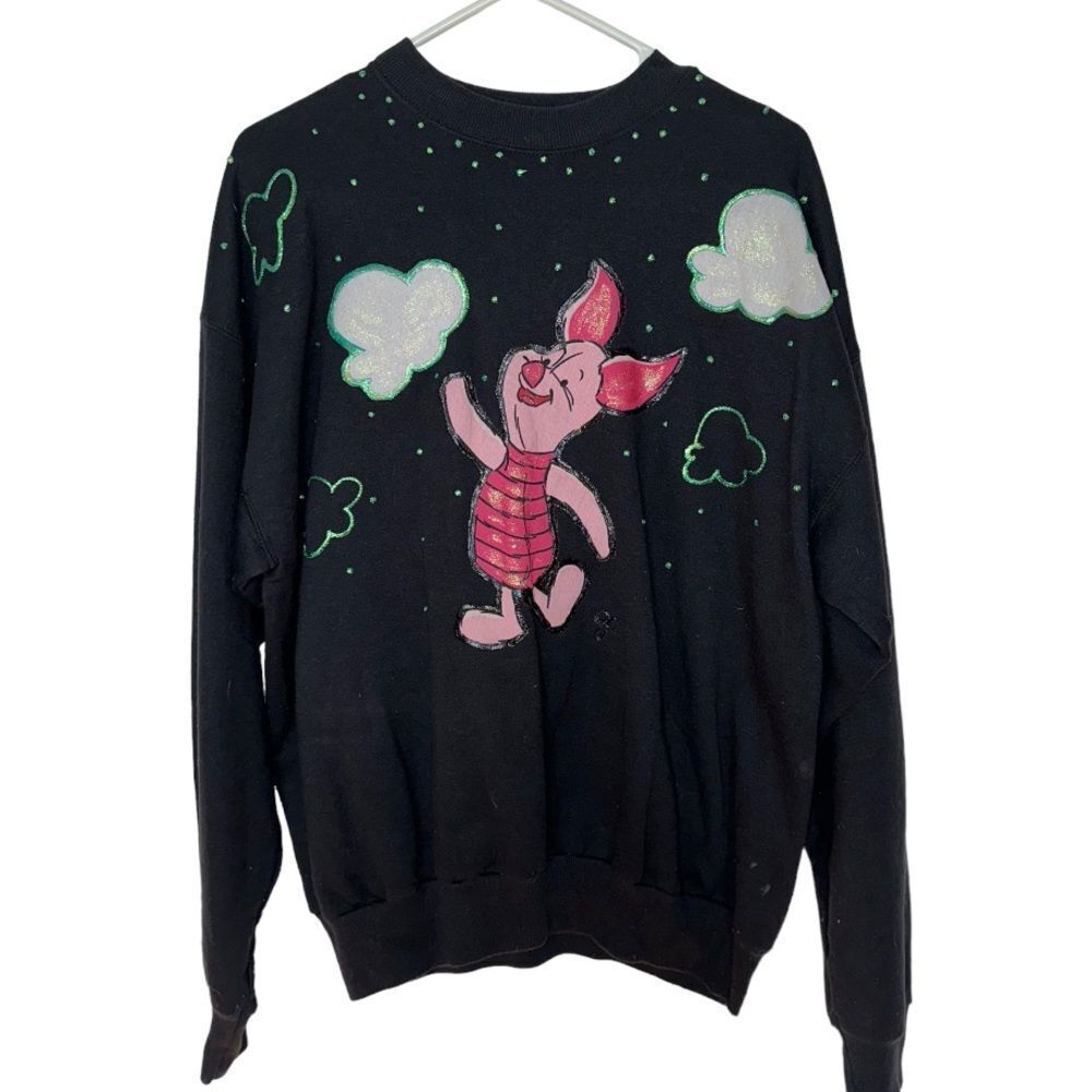 Vintage Custom made Disney Winnie The Pooh - Piglet Crewneck sweatshirt